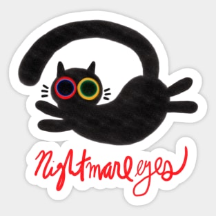 Nightmare Eyes Too Sticker